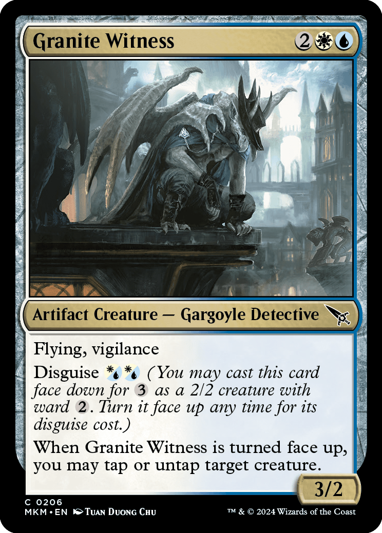 Granite Witness | Murders at Karlov Manor Foil | Standard | Card
