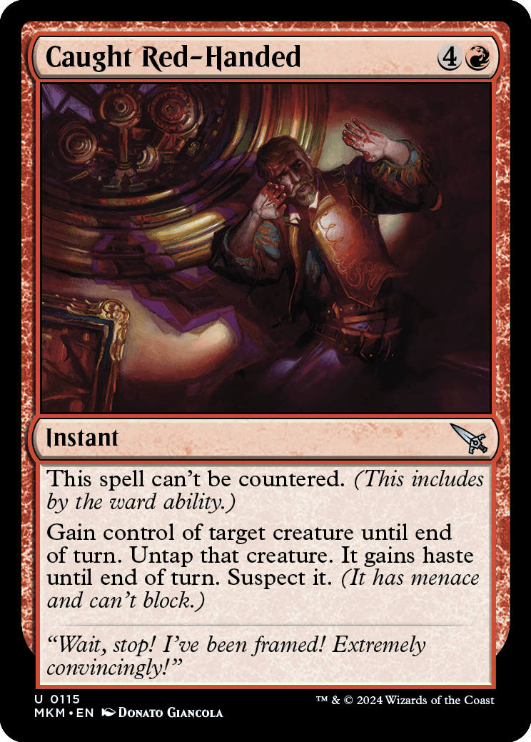 Caught Red-Handed | Murders at Karlov Manor | Standard | Card Kingdom