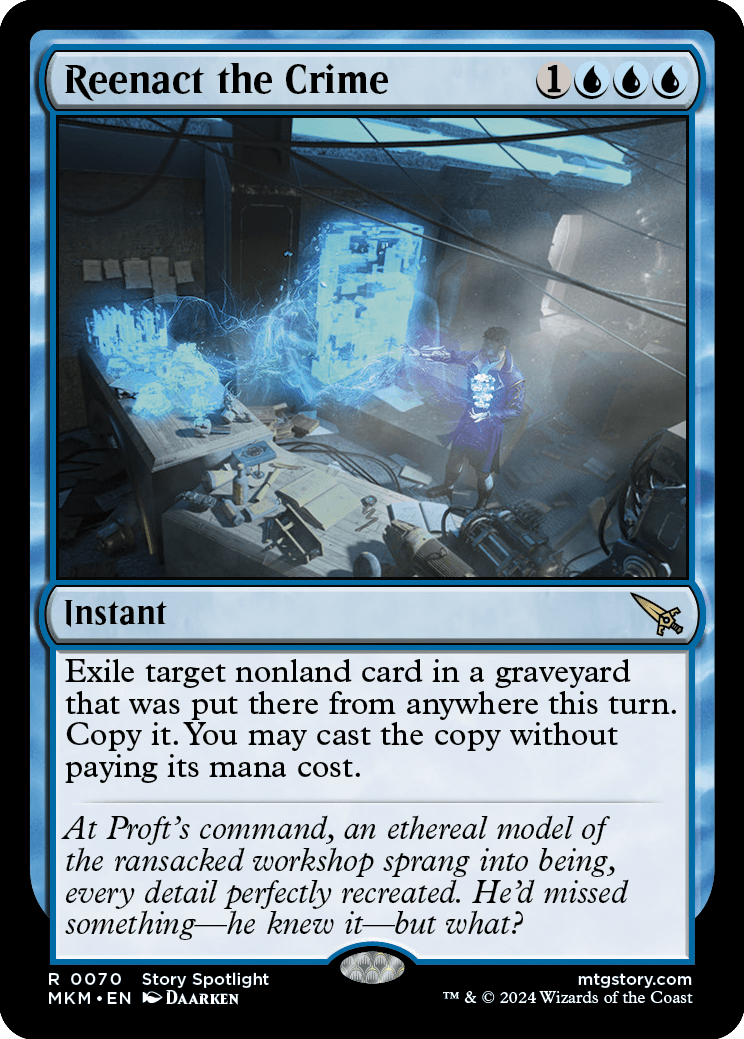 Reenact the Crime | Murders at Karlov Manor Foil | Standard | Card Kingdom
