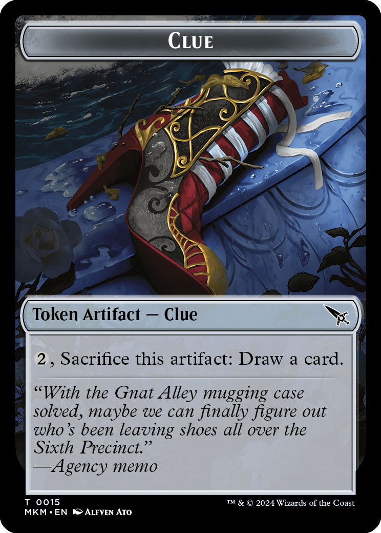 Clue Token | Murders at Karlov Manor Foil | Standard | Card Kingdom