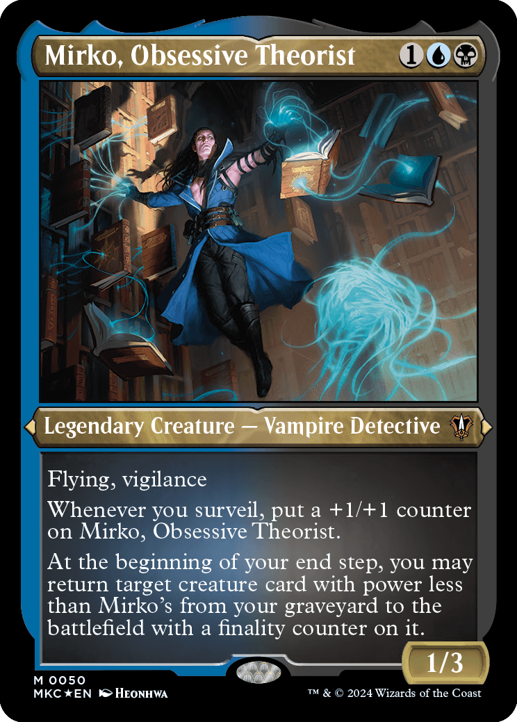 Mirko, Obsessive Theorist | Murders at Karlov Manor Commander Decks |  Commander | Card Kingdom