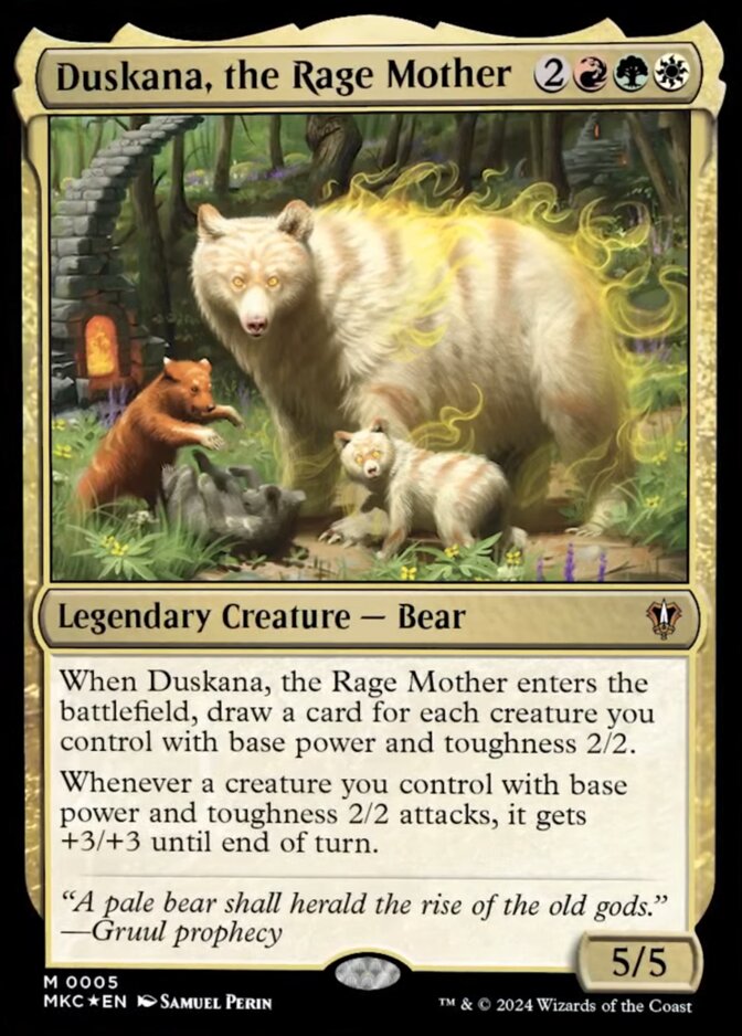 Duskana, the Rage Mother | Murders at Karlov Manor Commander Decks Foil |  Commander | Card Kingdom