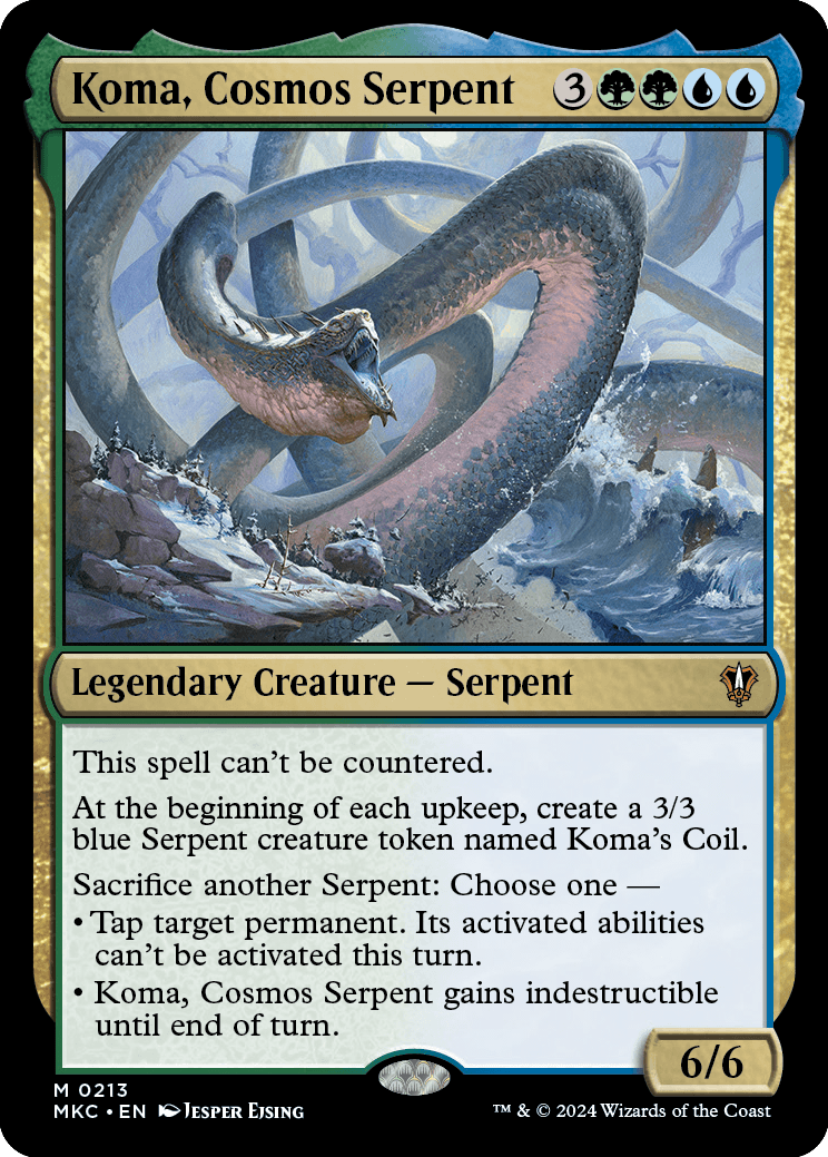 mtg koma world eater commander deck Koma, World-Eater | Promo Pack Foil