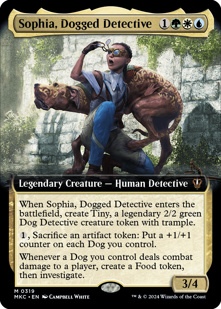 Sophia, Dogged Detective | Murders at Karlov Manor Commander Decks Variants  | Commander | Card Kingdom