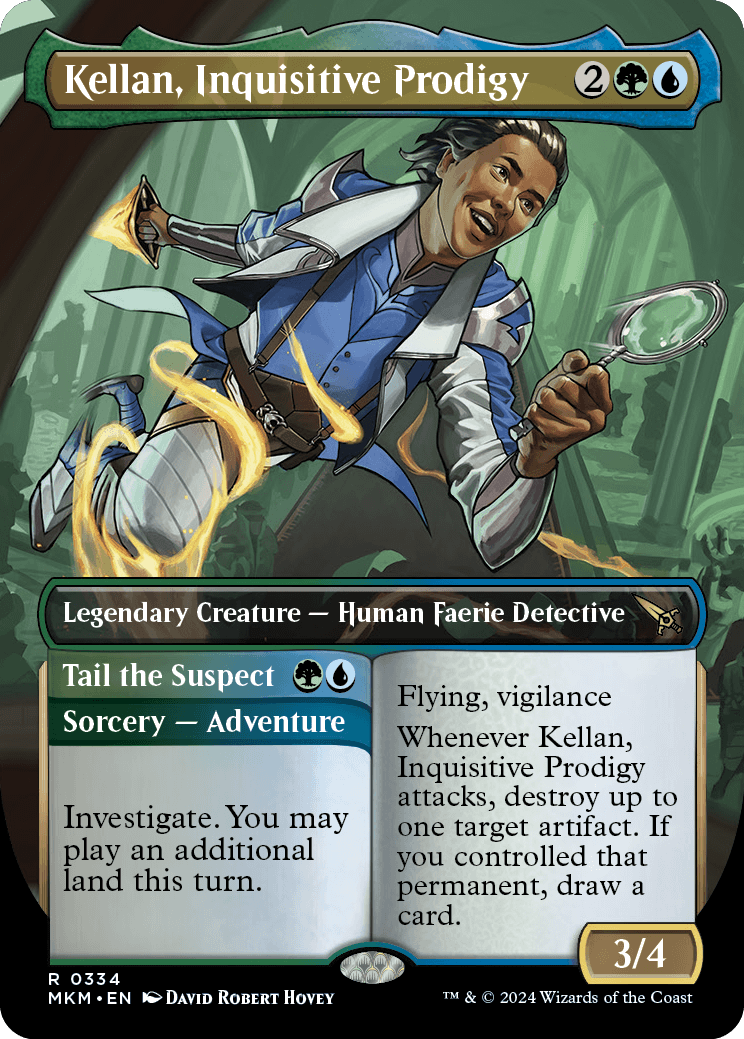 suspect cards mtg Magic the Gathering - Counters A single individual card from the Magic Kellan, Inquisitive Prodigy | Murders