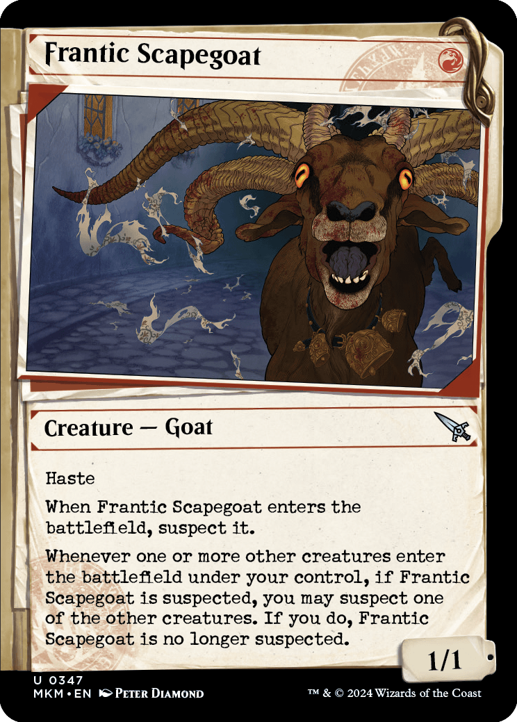 suspect cards mtg Magic The Gathering - Murders at Karlov Manor - Person of Interest main image 0