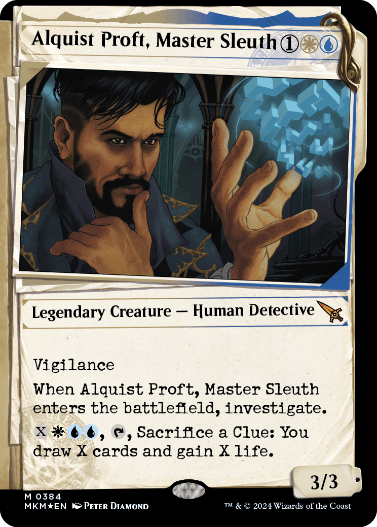 invisible ink mtg cards Rakdos, Patron of Chaos (Showcase) (Invisible Ink) [Murders at Karlov Manor] main image 0