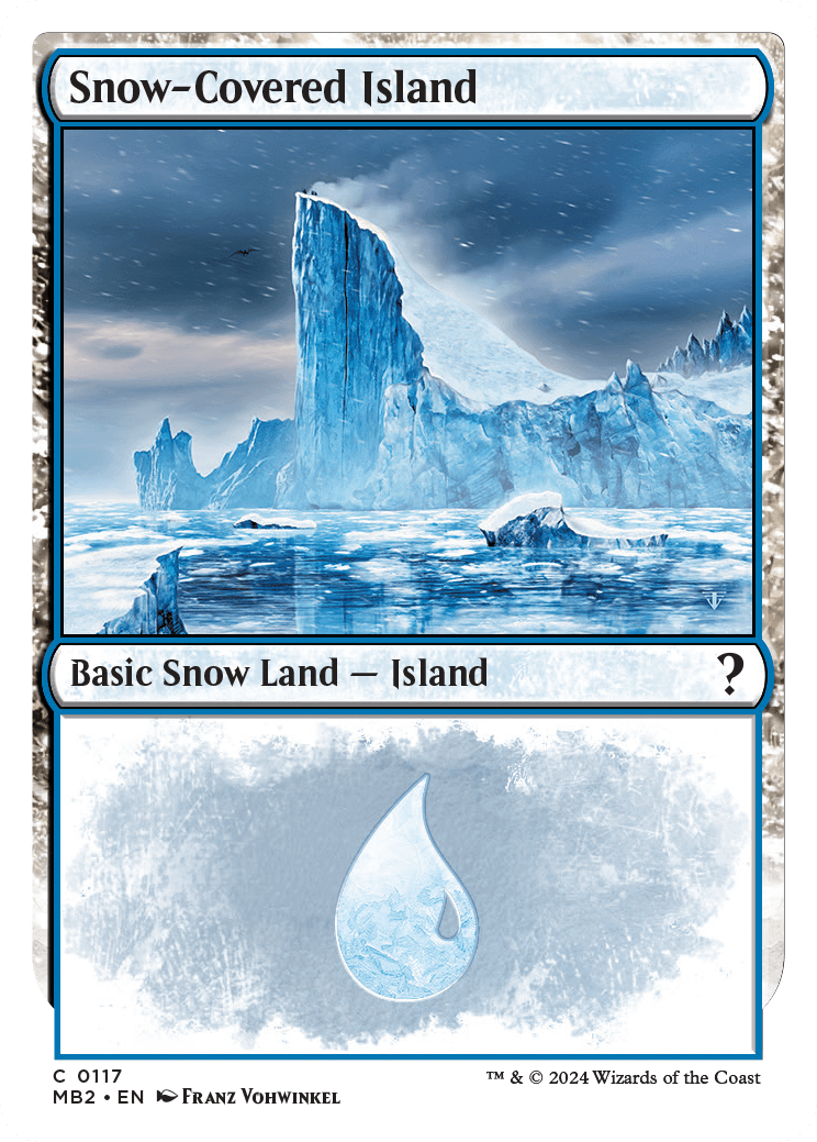 Snow-Covered Island | Mystery Booster 2 | Card Kingdom
