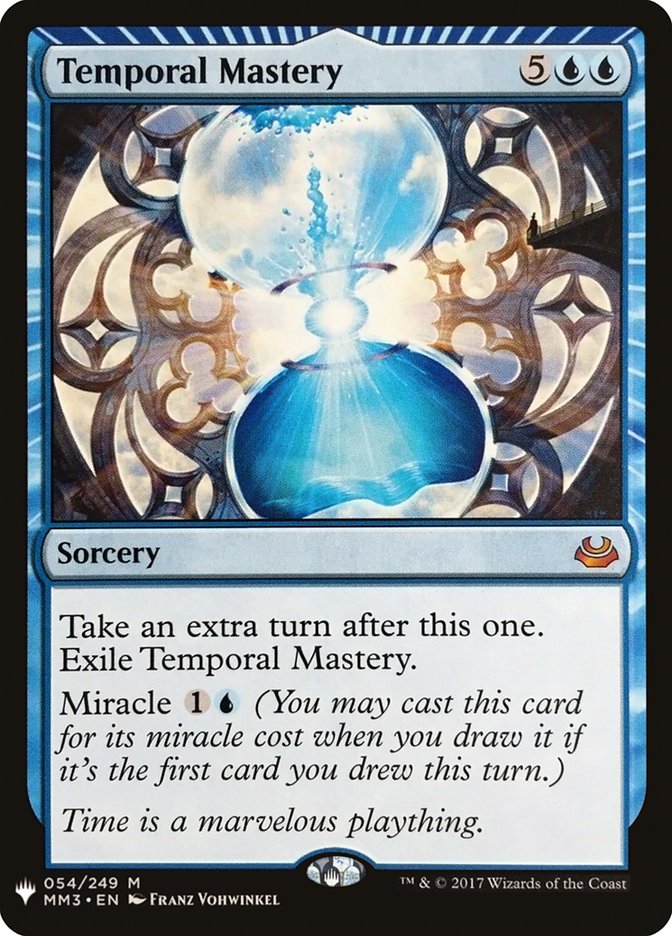 MTG MB2 Temporal Manipulation 時間操作 Temporal Manipulation MTG - Masters Edition II #69 (English
