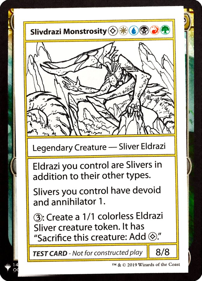 mtg monstrosity cards Etched Monstrosity [New Phyrexia] Heavily Played Foil