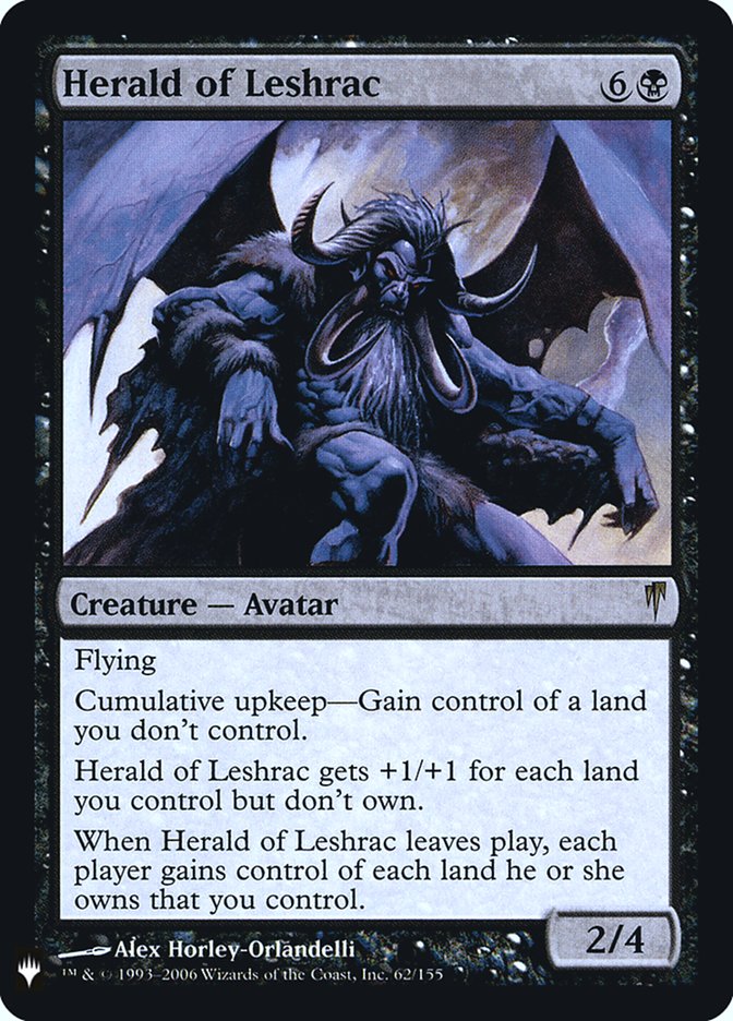 Herald of Leshrac (foil)