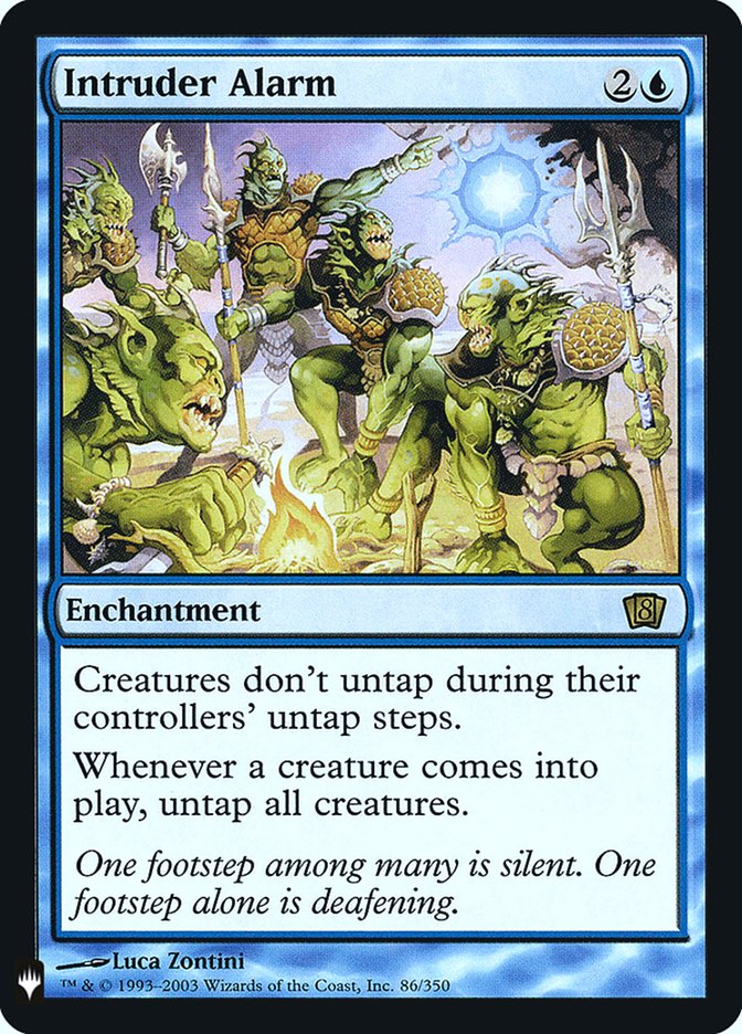 MtG Mystery Booster Rare Foil Intruder Alarm #86