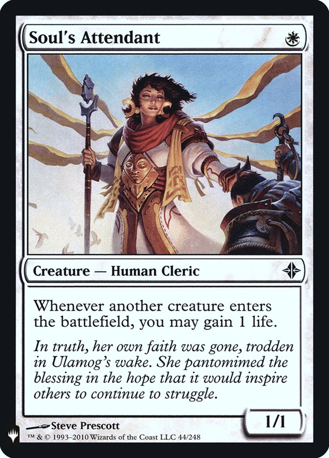 mtg rise of the eldrazi card list Soul's Attendant | Mystery Booster/The At the beginning of your next upkeep Cards Named After Sets #1:
