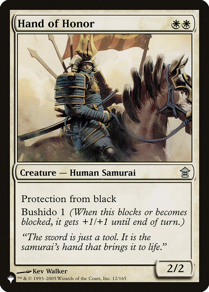 Mystery Booster/The List: Hand of Honor (Saviors of Kamigawa)