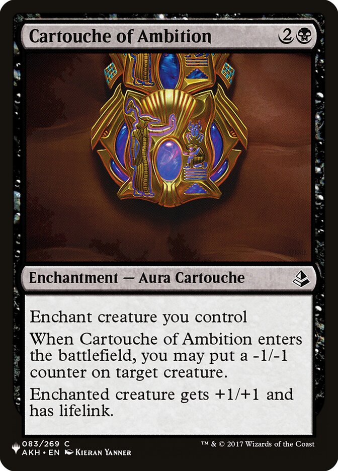 Cartouche of Ambition | Mystery Booster/The List | Card Kingdom