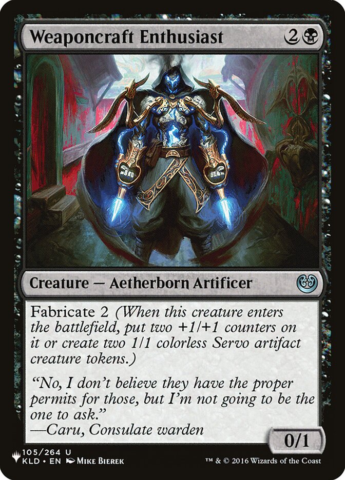 Weaponcraft Enthusiast | Mystery Booster/The List | Card Kingdom