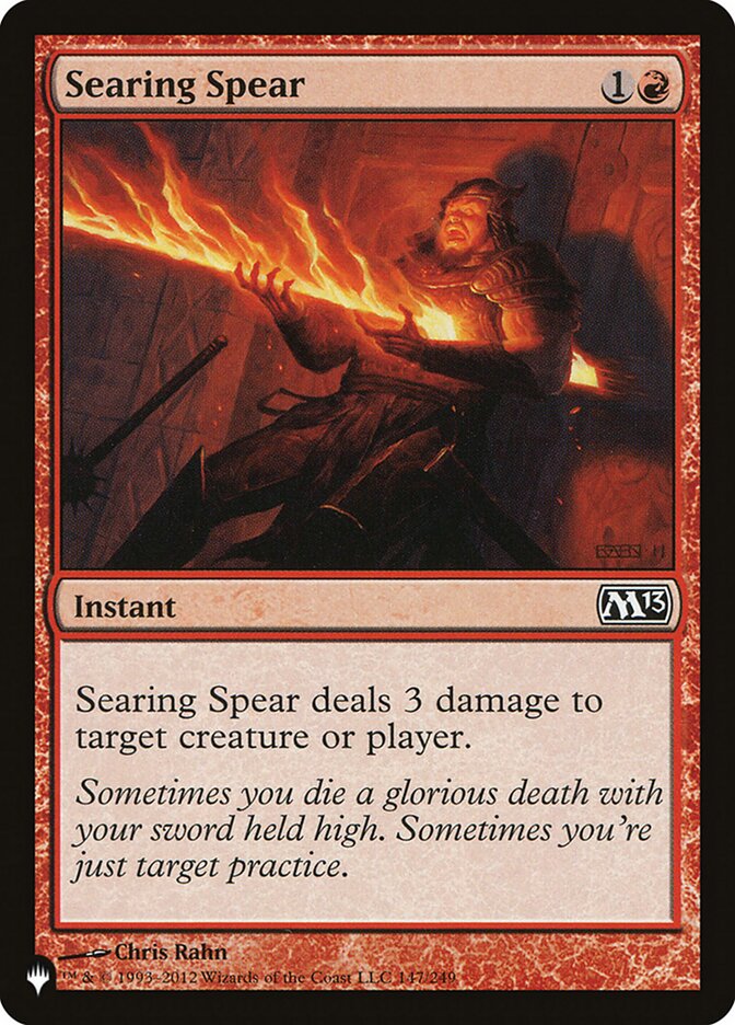Searing Spear | Mystery Booster/The List | Card Kingdom
