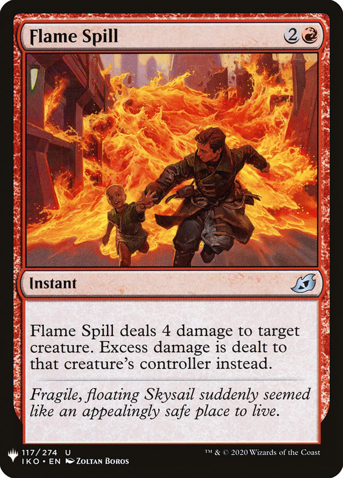 Mystery Booster/The List: Flame Spill (Ikoria: Lair of Behemoths)
