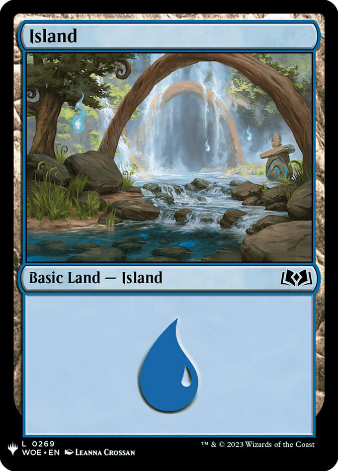 one mtg card list 20 Anime Basic Lands