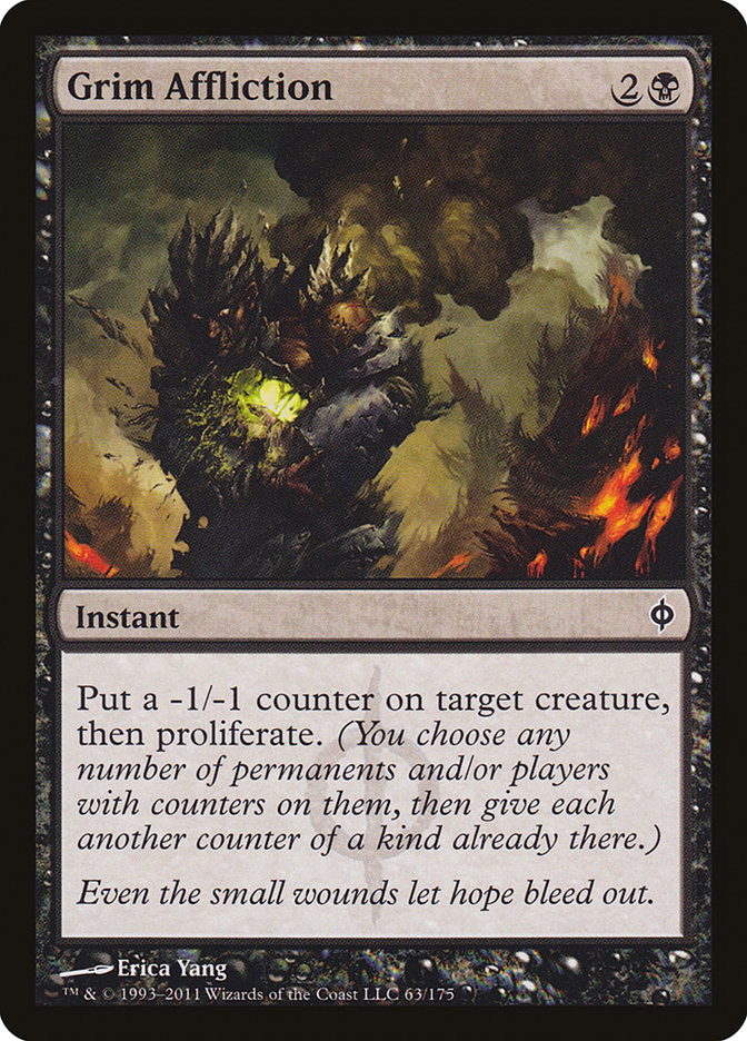 best mtg cards by color New Phyrexia Booster Pack