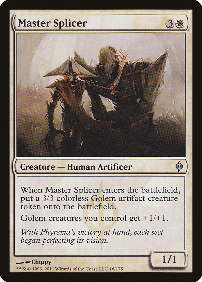 mtg splicer cards Magic The Gathering - Core Set 2020 - Master Golem creatures you control have vigilance. Master Splicer - Foil (Double