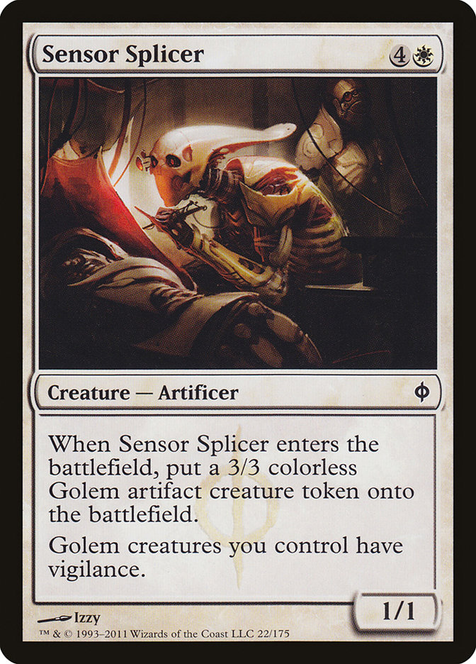 mtg splicer cards Magic The Gathering - March of the Machine - Commander When Sensor Splicer enters the battlefield MTG Magic: the Gathering Cards: