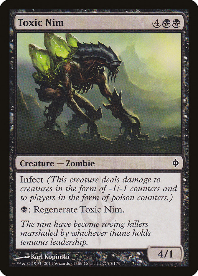 Toxic Nim | New Phyrexia | Modern | Card Kingdom