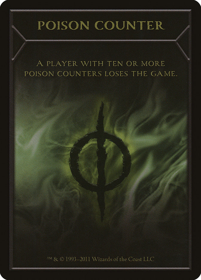 poison counter cards mtg Poison Counter Token by Peter Mohrbacher main image 0