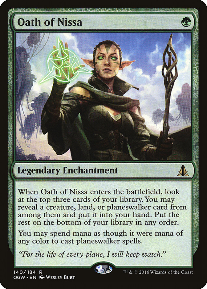 Oath of Nissa | Oath of the Gatewatch Foil | Modern | Card Kingdom