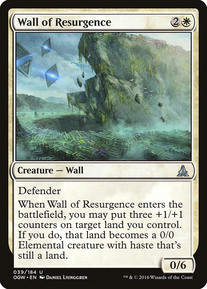 Wall of Resurgence | Oath of the Gatewatch | Modern | Card Kingdom