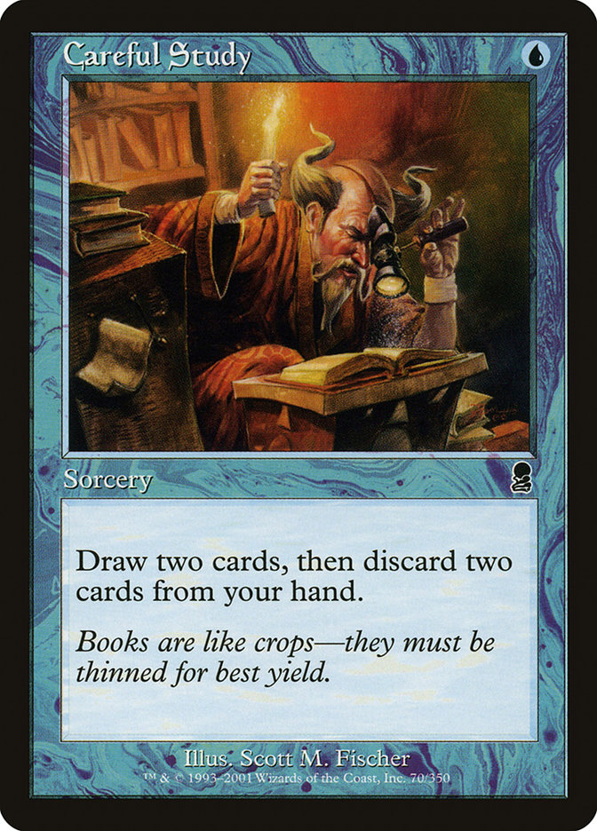 入念な研究 Careful Study 英語 foil 4枚 MTG Careful Study | Odyssey Foil | Card Kingdom