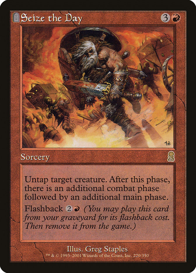Mtg Odyssey Rare Seize the Day #220