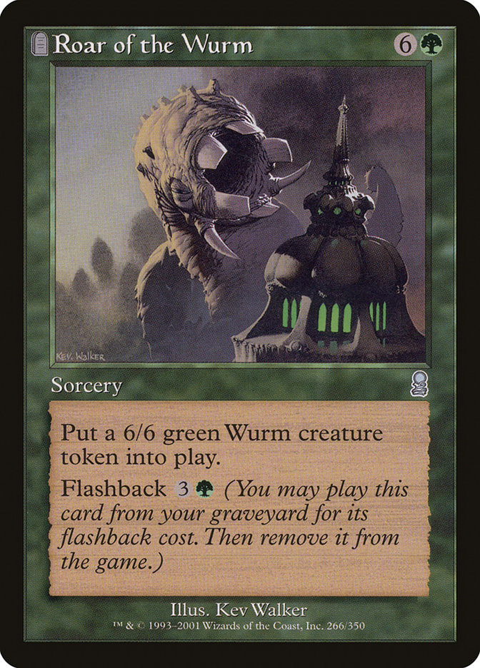 ワームの咆哮/Roar of the Wurm Foil 英語 3枚 MTG Roar of the Wurm | Odyssey | Card Kingdom