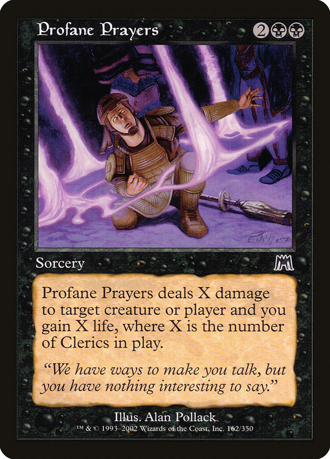 Profane Prayers | Onslaught | Card Kingdom