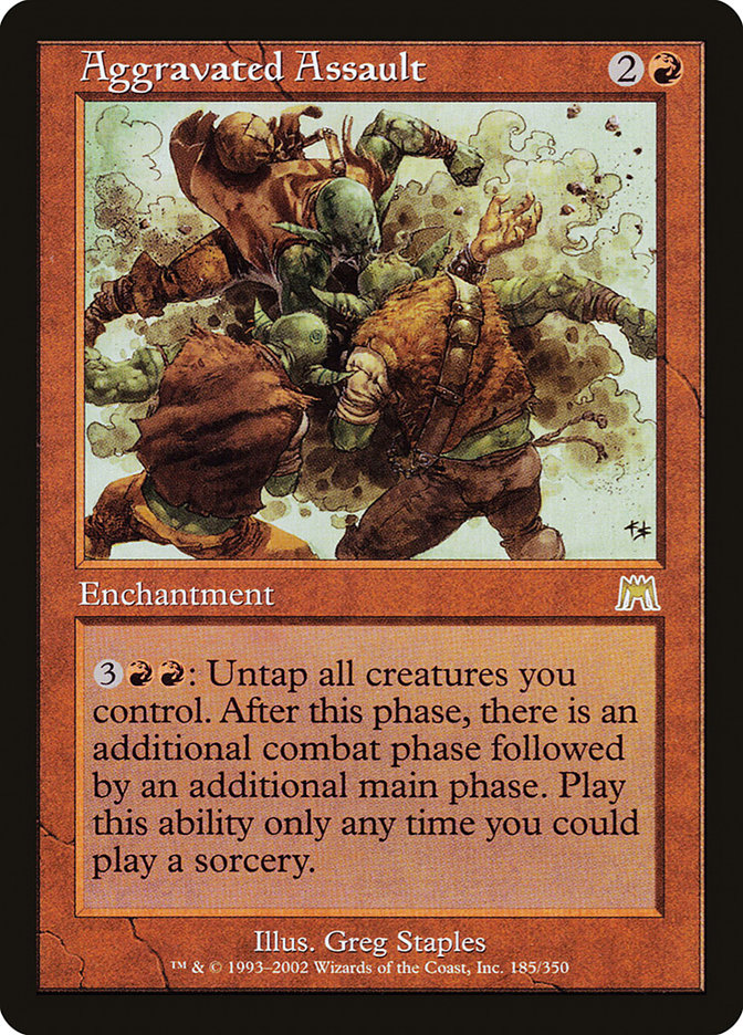 Aggravated Assault | Onslaught Foil | Card Kingdom