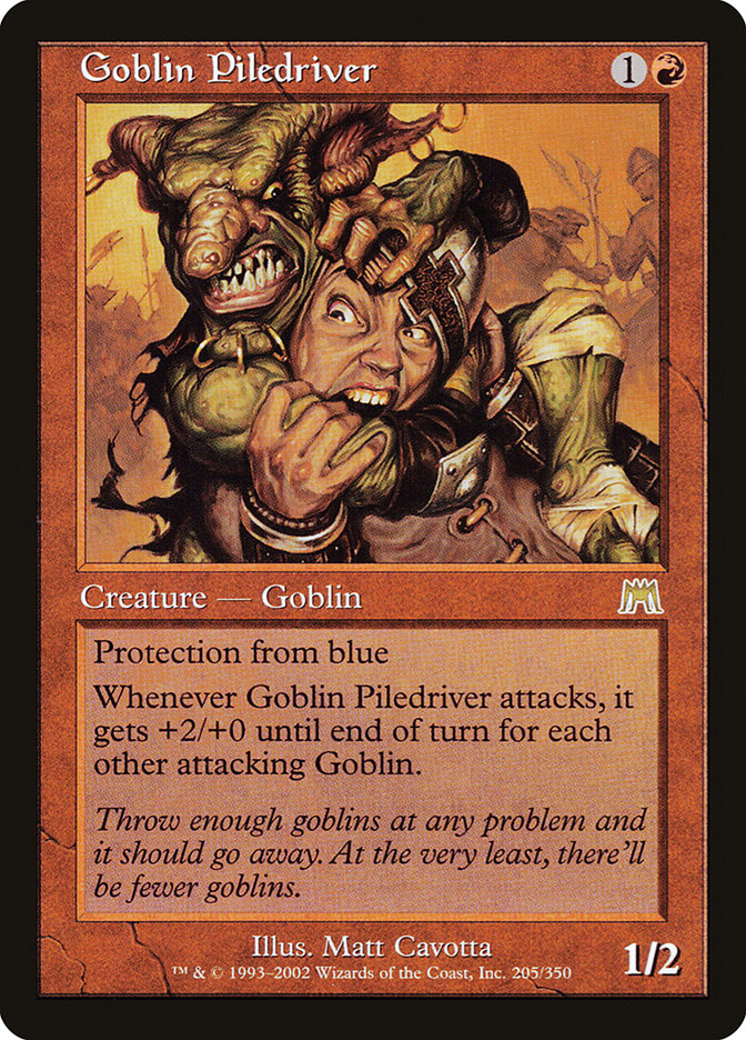 Goblin Piledriver | Onslaught Foil | Card Kingdom