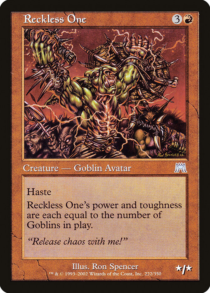Reckless One | Onslaught Foil | Card Kingdom