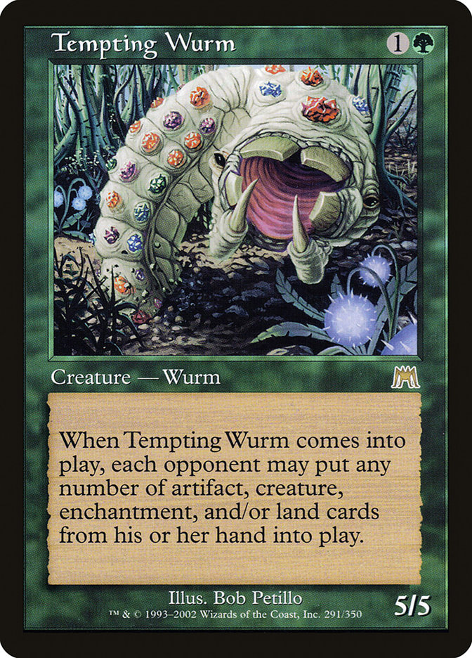 Tempting Wurm | Onslaught Foil | Card Kingdom
