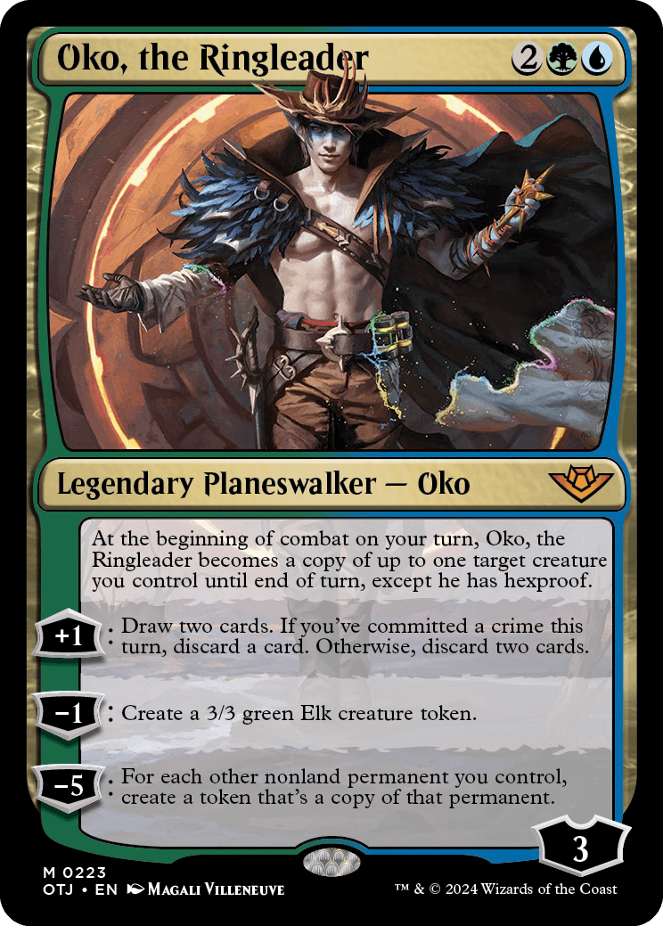 mtg 八ツ尾半 初版 foil 英語版 chk edh Oko, the Ringleader | Outlaws of Thunder Junction Foil