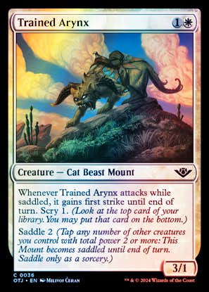 Trained Arynx | Outlaws of Thunder Junction Foil | Standard | Card Kingdom
