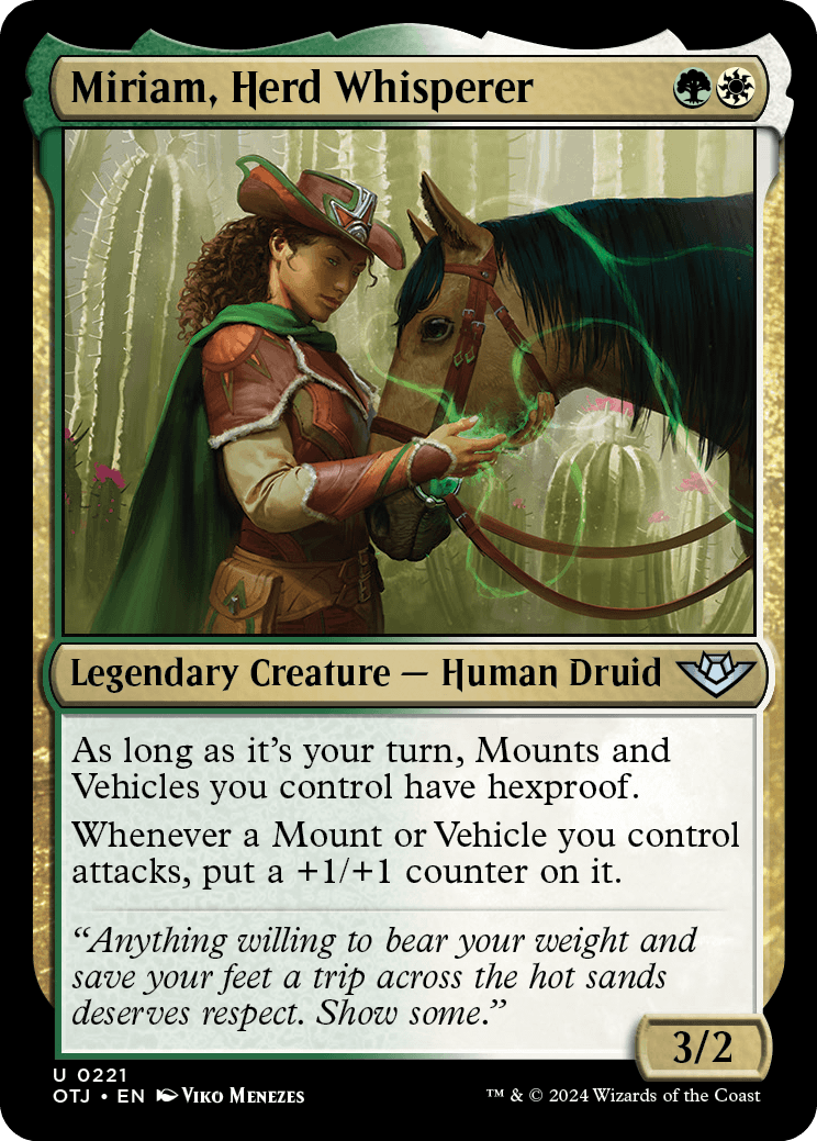 Miriam, Herd Whisperer | Outlaws of Thunder Junction Foil
