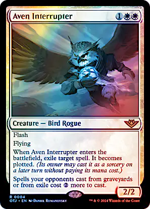 plotting cards mtg Plot and that give flash? : r/magicTCG Selector(.legalities Aven Interrupter | Outlaws of