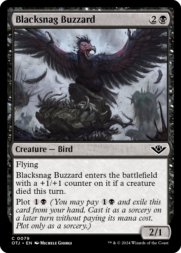 Blacksnag Buzzard | Outlaws of Thunder Junction Foil | Standard | Card  Kingdom
