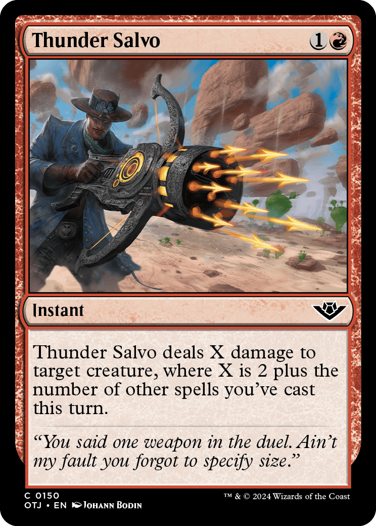Thunder Salvo | Outlaws of Thunder Junction Foil | Standard | Card Kingdom