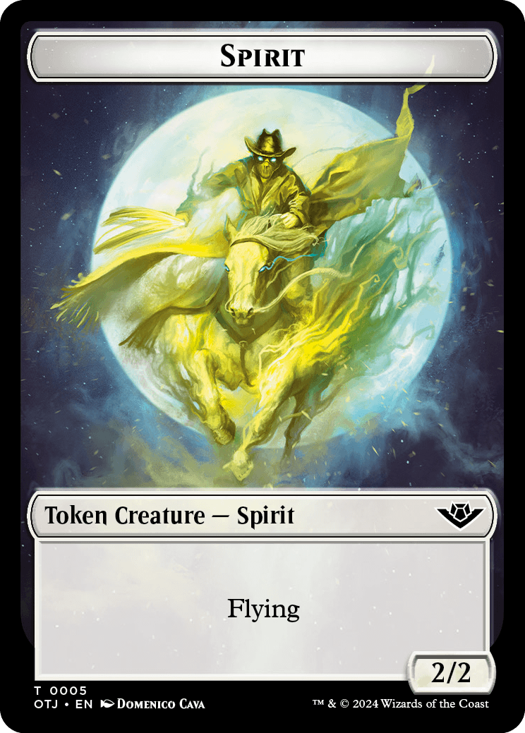 Spirit Token | Outlaws of Thunder Junction | Standard | Card Kingdom
