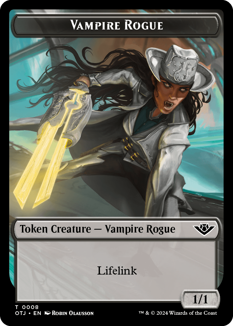 Vampire Rogue Token | Outlaws of Thunder Junction | Standard | Card Kingdom