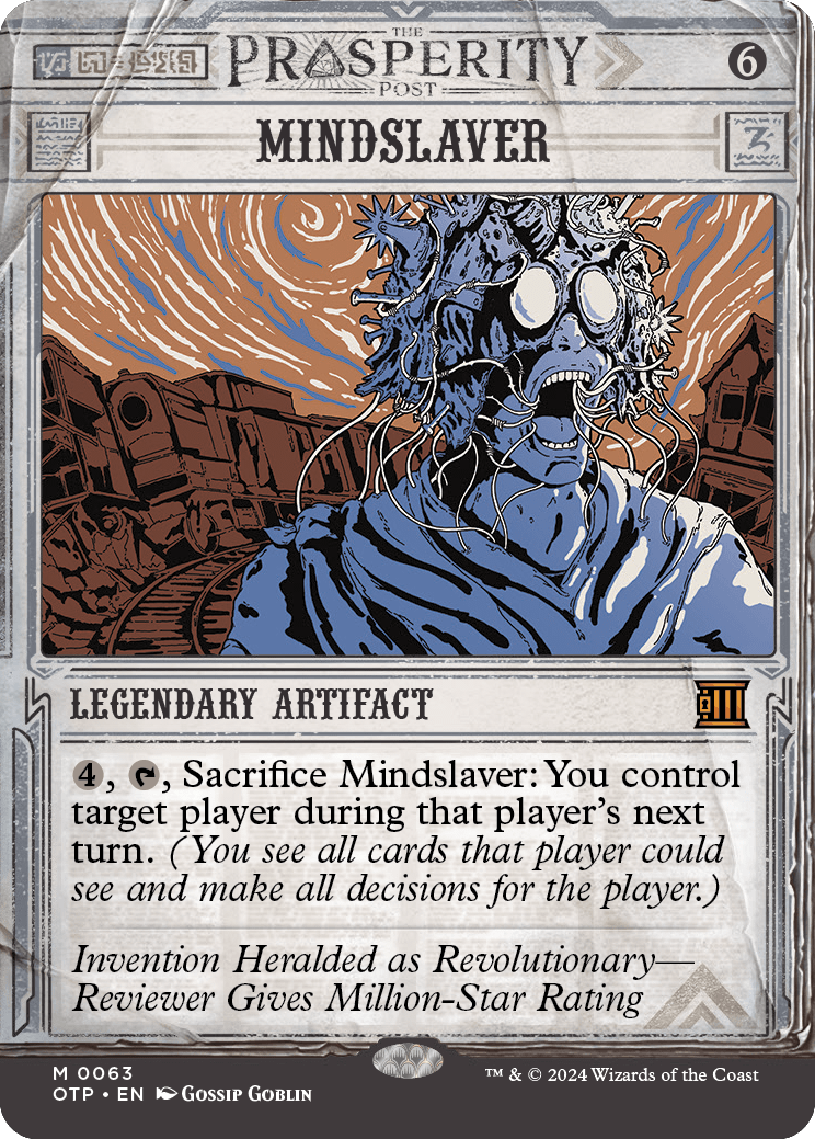 mtg breaking news cards Mindslaver | Outlaws of Thunder Junction Breaking News