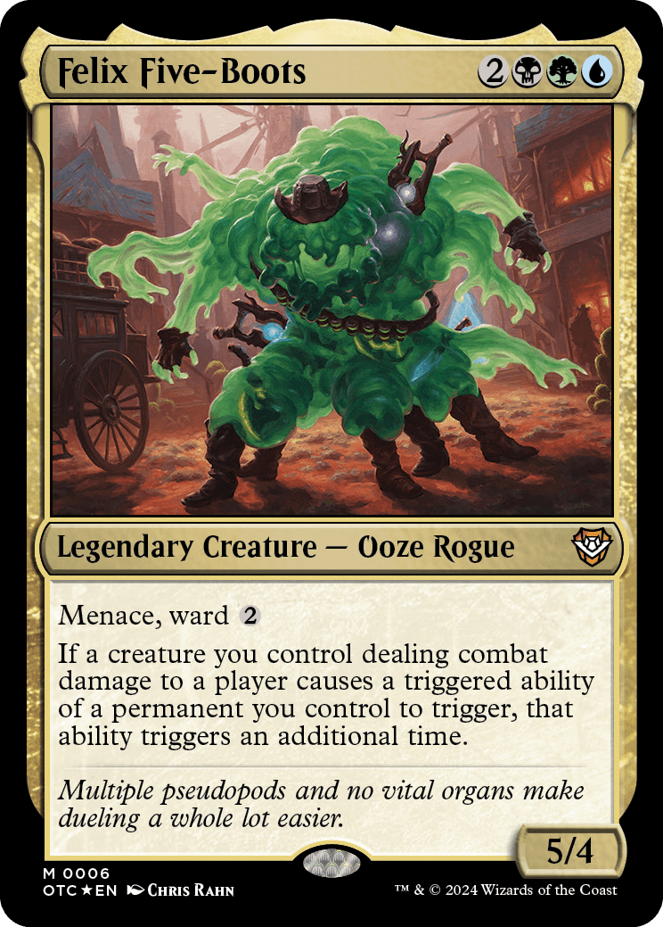 MTG ウギン Felix Five-Boots | Outlaws of Thunder Junction Commander Decks