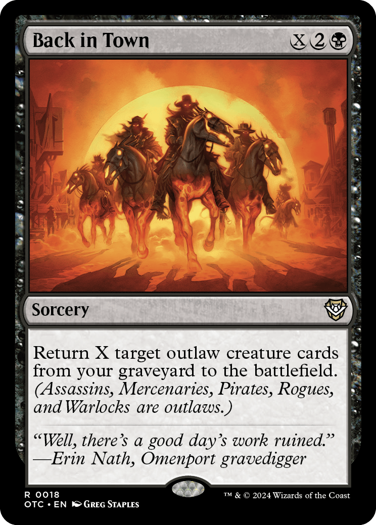 thunder junction mtg commander deck Magic: The Gathering Outlaws of Thunder Junction Commander Deck main image 0