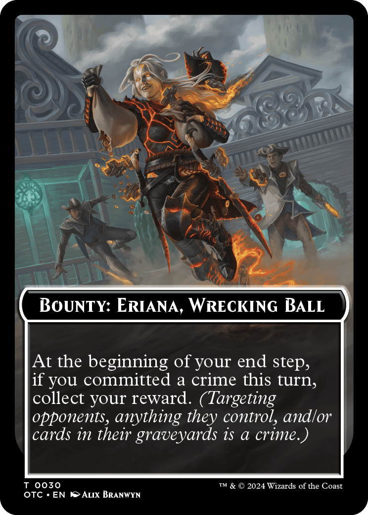 Bounty: Eriana, Wrecking Ball | Outlaws of Thunder Junction Commander Decks  | Commander | Card Kingdom